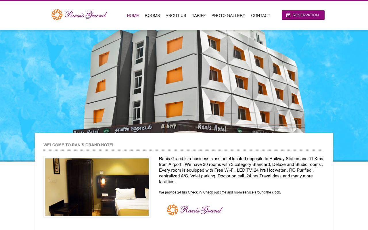 Ranis Grand website